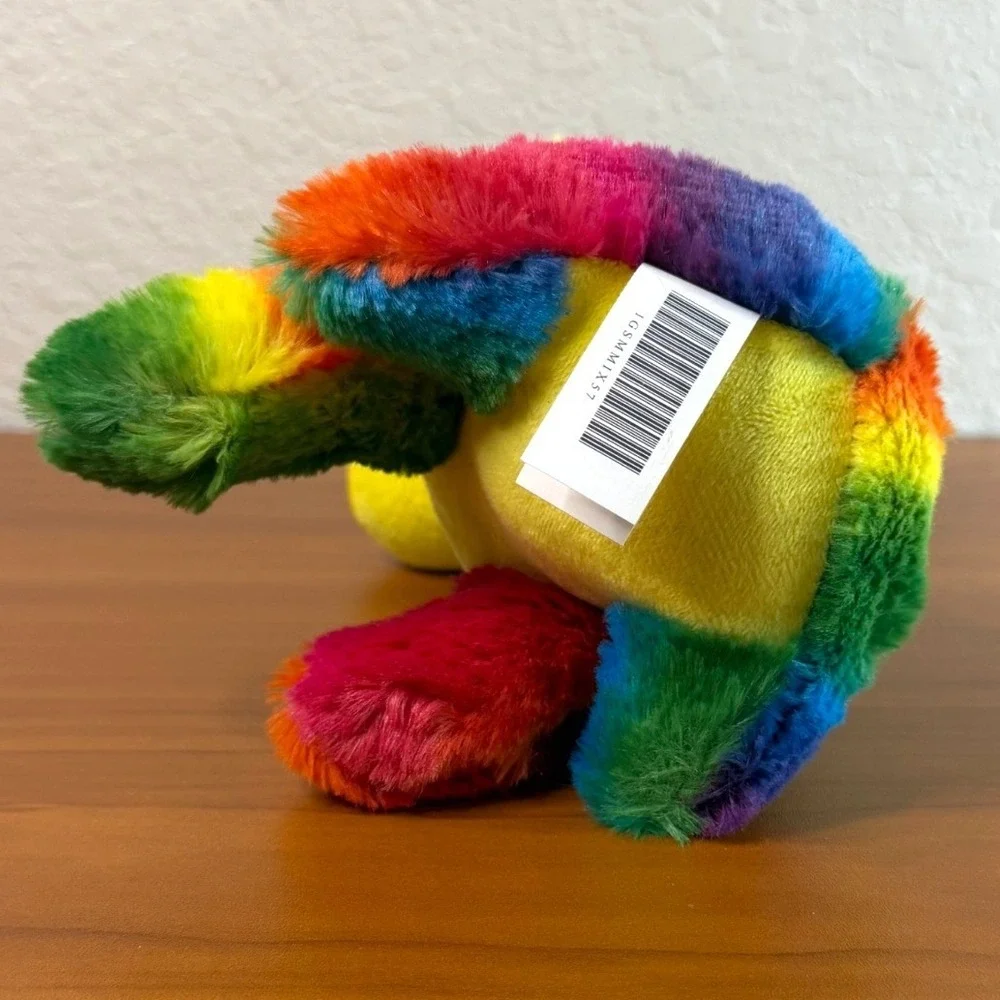 A&A Global Industries Rainbow Monkey Plush Stuffed Animal Toy 1GSMMIX57 8 Inch